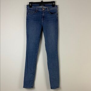 J Brand Women's Rail Skinny Jeans in Blue